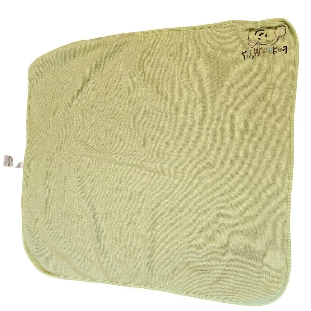 Just Born Green Baby Blanket 